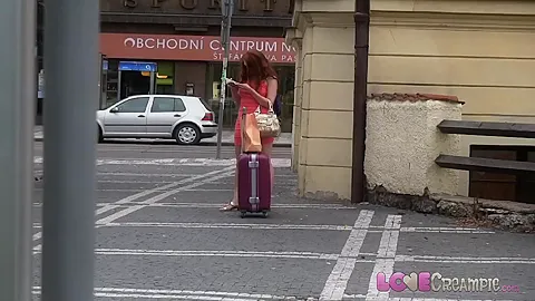 Exotic pornstar in Crazy Public, Creampie adult movie