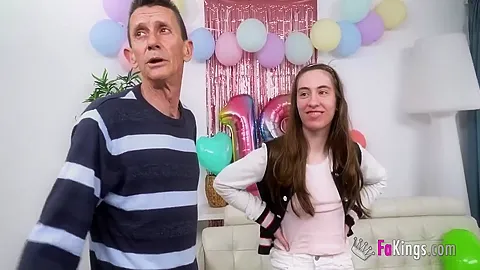 We Celebrate Carolina Lorcas 19 Birthday With A Big Cock Threesome!
