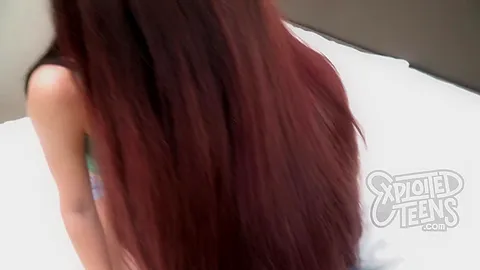 College girls with big tits have a threesome