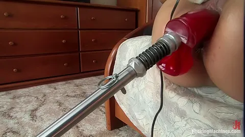 Crazy fetish adult video with best pornstar from Fuckingmachines