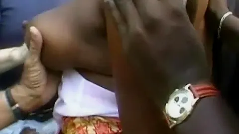 Black BBW With Huge Tits Gets Gang Banged