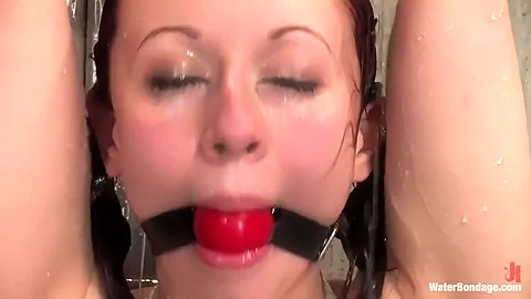 Horny fetish adult clip with exotic pornstar Sabrina Sparx from Waterbondage
