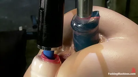 Horny fetish xxx clip with incredible pornstar from Fuckingmachines
