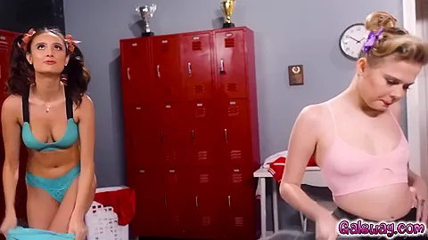 Eliza And Coco Gets Undressed And Start Making Out