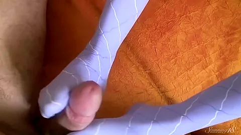Footjob Freak Cindy Takes Care Of Thick Dick And Swallows Hot Cum!
