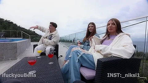 18 Y.o. Stepsisters Can Not Play Cards But They Suck And Fuck Very Well! - Bella Crystal