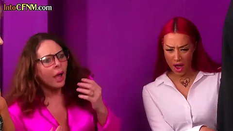 Cfnm Group Deepthroat And Hj In The Office By Sluts Till Cum