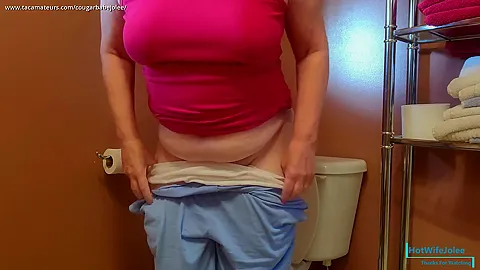 Pissy Toilet Slave - CougarBabeJolee