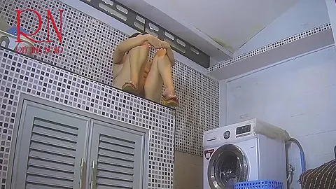 Housewife Fucked In The Washing Machine. Pussy Licking Cunillingus. Domination In Laundry