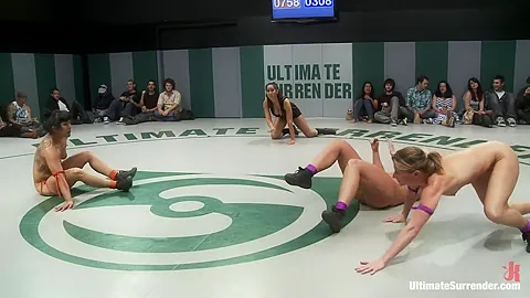 5 girl rough sex gang bang on Ultimate Surrender. Losing has it's consequences