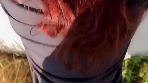 Sex With A Stranger In Public. Beautiful Girl In Thong