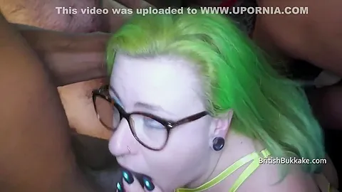 Dirty British Cock Suckers Deepthroat And Get Cum Soiled