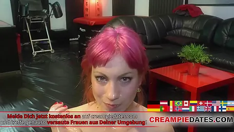 Omg! Woman Gets Mouth Spreader At Gangbang 10 Men Jerk Off In Mouth