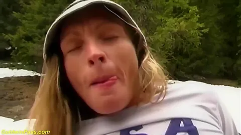 Public German Snow Anal Party