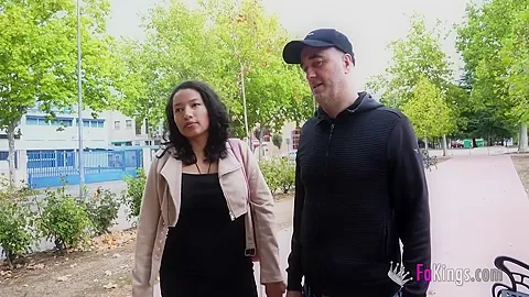 Guy Convinces His Cleaning Lady To Get An Assfuck For