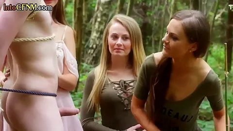 Cfnm Dominas Jerk And Suck Sub In Forest Group Domination