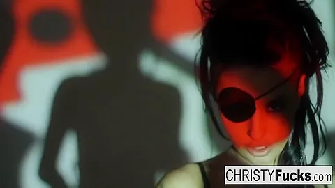 Christy The Pirate Plays With Her Amazing Ass And Tight Wet