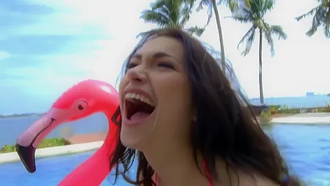 Three Extremely Hot Girls Totally Toned For Bikini Season Gets Fucked On Spring Break