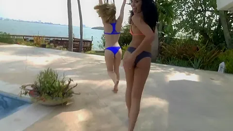 Three Extremely Hot Girls Totally Toned For Bikini Season Gets Fucked On Spring Break
