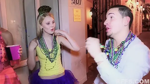 Four Lesbians Having Fun With The Guys On The Street