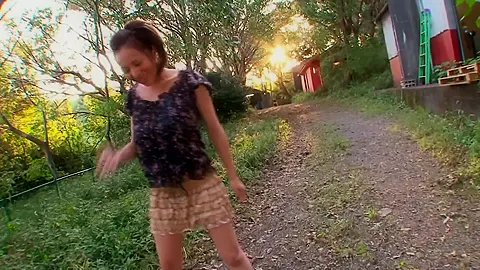 A Walk Around The Block Sucking Cock