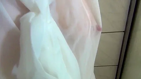 Showering In A Blouse - HotMilf