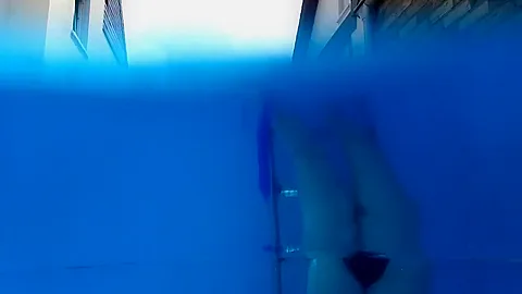 Naked Balloony Girl In The Pool - AngelEyes