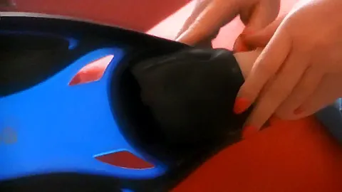 Horny Girl In A Wetsuit - AngelEyes