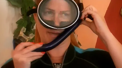 Horny Girl In A Wetsuit - AngelEyes