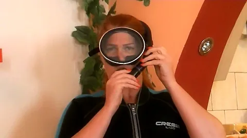 Horny Girl In A Wetsuit - AngelEyes