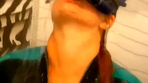 Diving Wetsuit In The Shower - AngelEyes