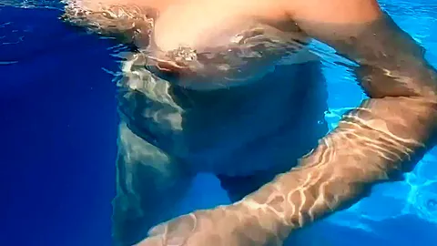 Naked Balloony Girl In The Pool Pt2 - AngelEyes