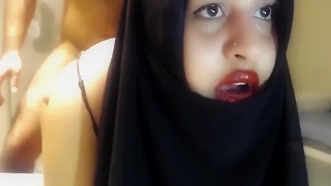 Painful Surprise Anal With Married Woman Wearing A Hijab!