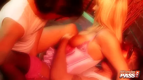 Masked Men Dump Jizz All Over Gangbanged Blonde 4k