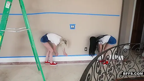 Contractor Fucks 3 Girls As Payment!