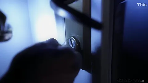 Burglar Busted & Used By Lady Homeowner!