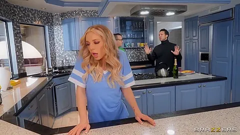 Slutty Tiffany Squirts Guests At Potluck Party