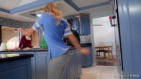 Slutty Tiffany Squirts Guests At Potluck Party