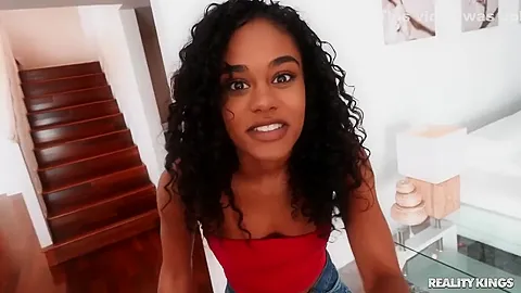 Stunning Beauty Sneaks Into House To Pov