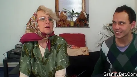 Younger Stranger Doggy-fucks 60 Years Old Mature