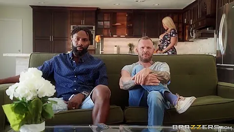 Black Dudes Friend Fucks His Chubby Wife! :o