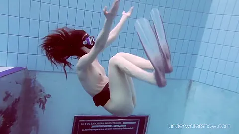 Roxalana Hot Redhead Pool Swimming
