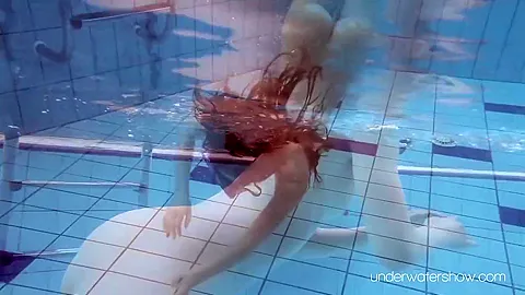 Roxalana Hot Redhead Pool Swimming