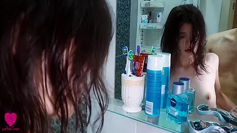 Caught Stepsister Masturbating In The Bathroom And Fucked Her