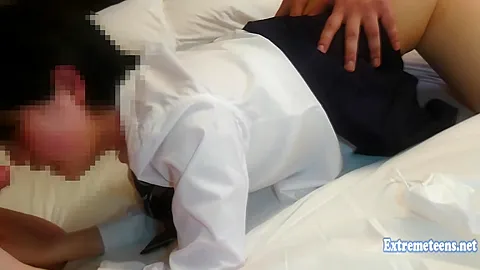 Jav Oka Does threesome Uncensored Gets Creamy Pussy Excellent Amateur