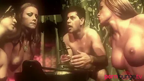 Horny Witches Riding Dick In Group Sex