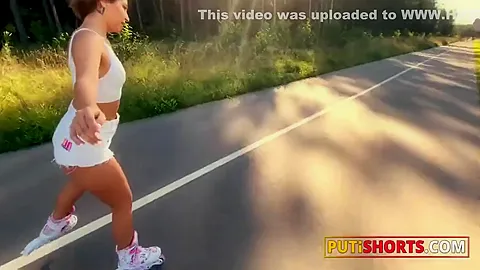 Perfect Pawg In Roller Skates Gets Ass Fucked
