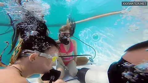 Eva Sasalka And Jason Being Watched Underwater While Fucking