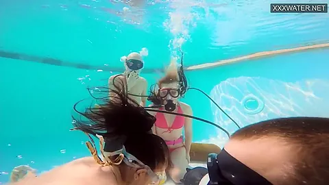 Eva Sasalka And Jason Being Watched Underwater While Fucking