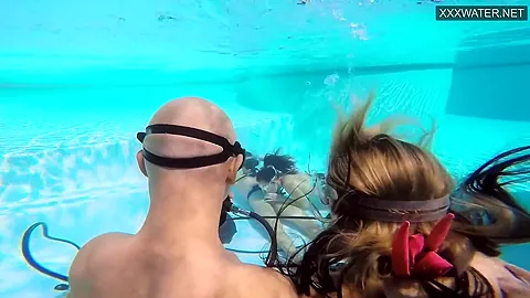 Eva Sasalka And Jason Being Watched Underwater While Fucking